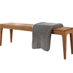 Massivholz-Bettbank aus Wildeiche - Babahira^Wohnen Outlet