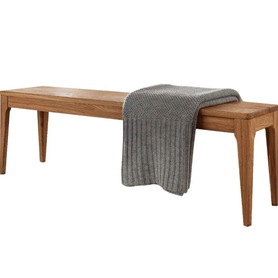 Massivholz-Bettbank aus Wildeiche - Babahira^Wohnen Outlet