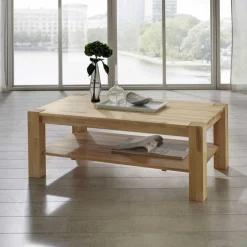 Massivholz-Couchtisch Pogamo aus Kernbuche^Wohnen Best