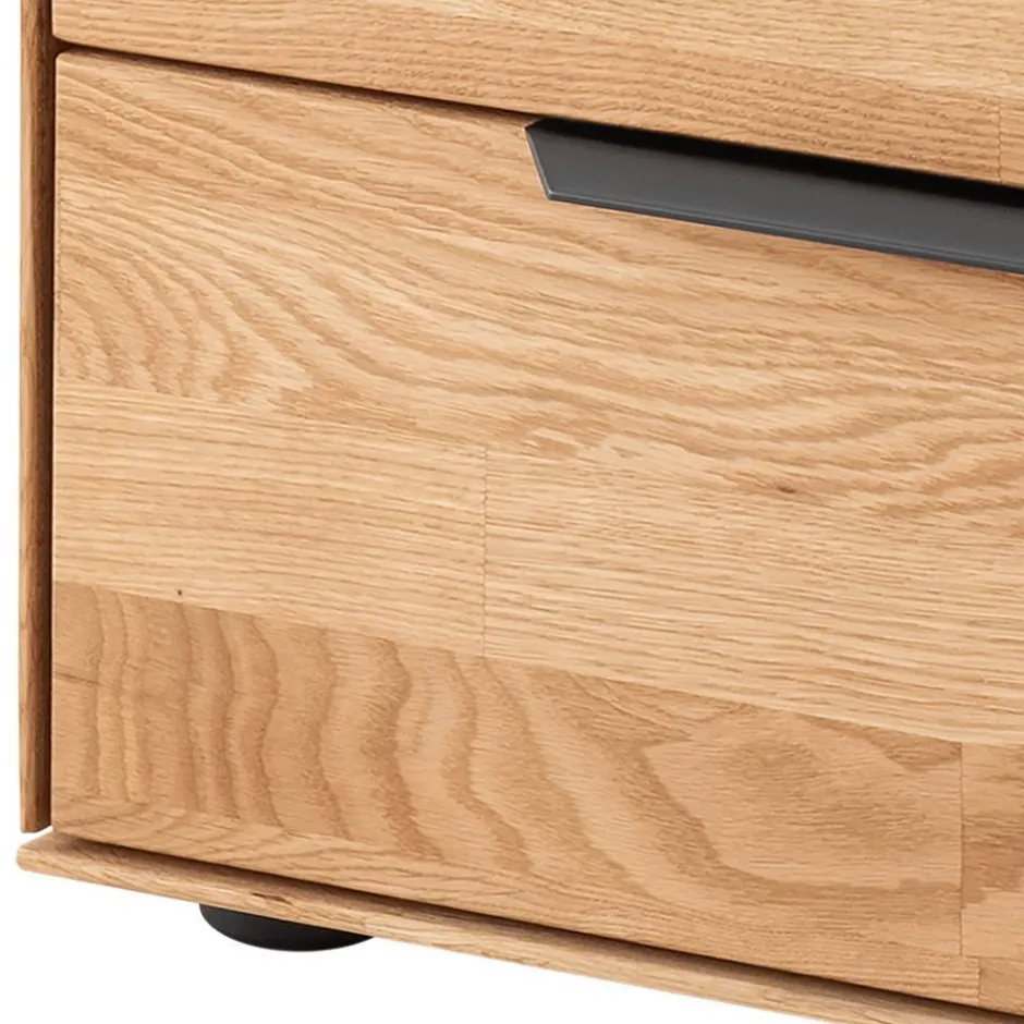 Wohnen Massivholz-Hochkommode - parkettverleimt - Kassanda