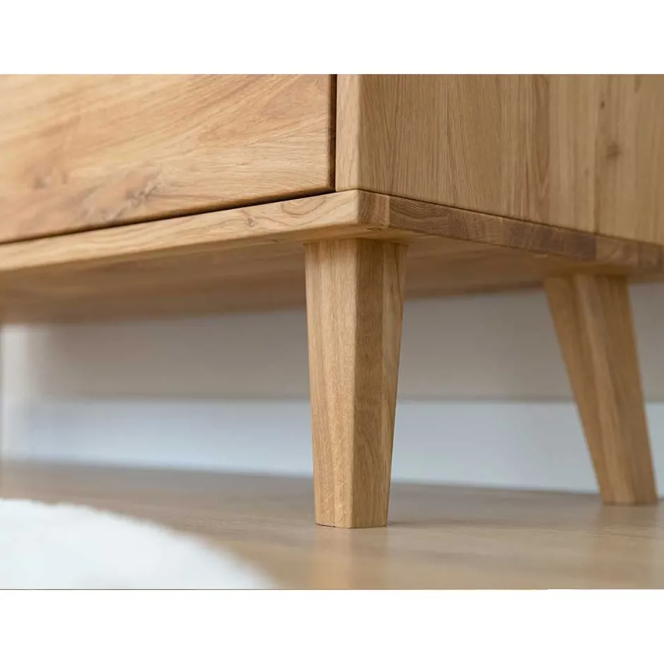 Massivholz-Regal mit zwei Schubladen - Fabijola^Wohnen Discount