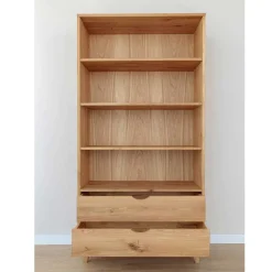 Massivholz-Regal mit zwei Schubladen - Fabijola^Wohnen Discount