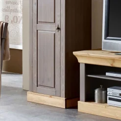 Massivholzschrank Cempino in Grau^Wohnen Hot