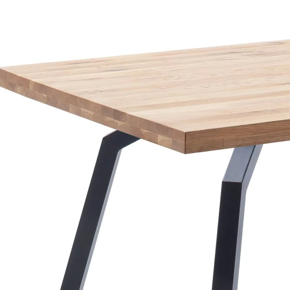 Wohnen Massivholztisch aus Balkeneiche - Leveziano