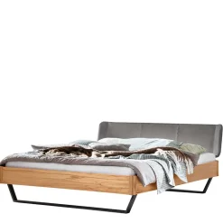 Material Mix Doppelbett aus Wildbuche - Syolino^Wohnen Clearance