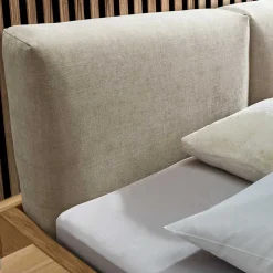 Material Mix Doppelbett und Nachttischen - Kaldes (dreiteilig)^Wohnen Hot