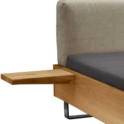 Material Mix Doppelbett und Nachttischen - Kaldes (dreiteilig)^Wohnen Hot