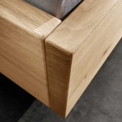 Material Mix Doppelbett und Nachttischen - Kaldes (dreiteilig)^Wohnen Hot