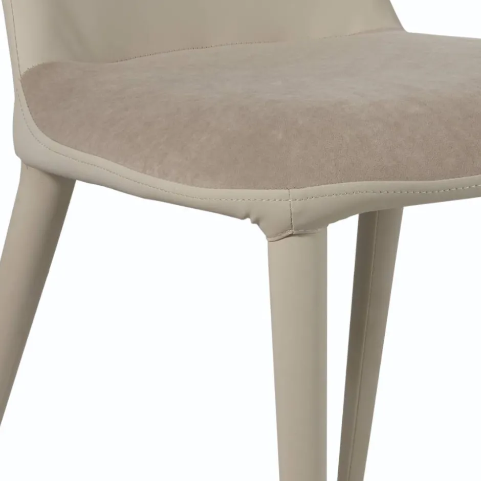 Wohnen Material Mix Stühle modern - Speedy (2er Set)