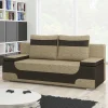 Wohnen Material-Mix-Schlafsofa in Beige und Braun - Swan