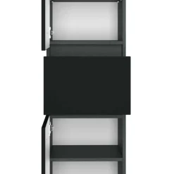 Wohnen Möbel fürs Badezimmer in Dunkelgrau - Natarivos (dreiteilig)