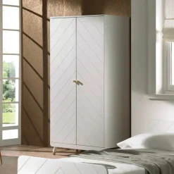 Wohnen Möbel Jugendzimmer in Weiß - Zimventa (dreiteilig)