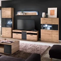 Wohnen Möbel Wohnkombination Set - Vecenda (vierteilig)