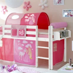 Kinder Wohnen Mädchen Hochbett Standos im Prinzessin Stil