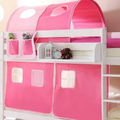 Kinder Wohnen Mädchenzimmer Etagenbett aus weißer Kiefer - Jionalla