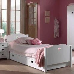 Wohnen Mädchenzimmer Möbel Set Grandory in Weiß (vierteilig)