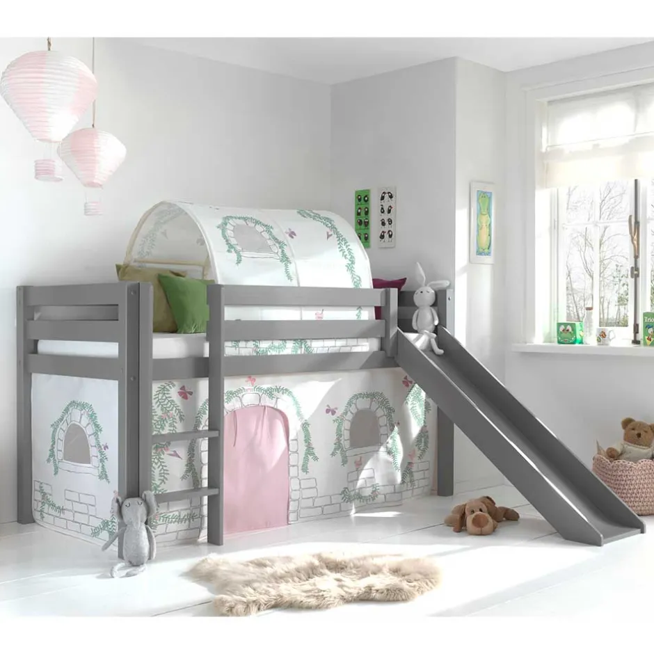 Mädchenzimmer Rutschbett in Grau - Surie^Wohnen Clearance