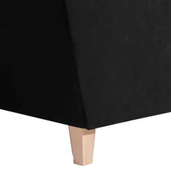 Wohnen Mega Polstersessel aus schwarzem Velours - Villaro