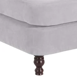 Wohnen Megasessel in Silbergrau Velours - Bacanova