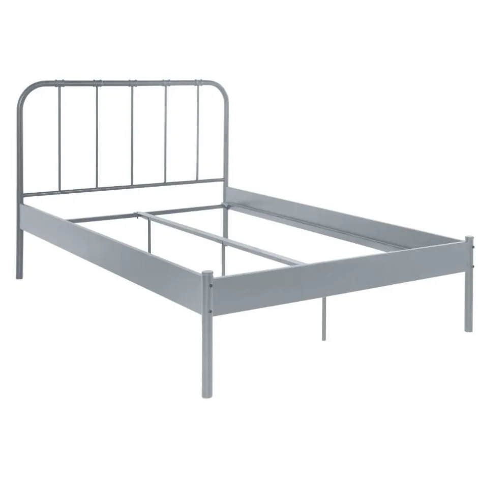 Wohnen Metall Bett in Grau - Uvienna