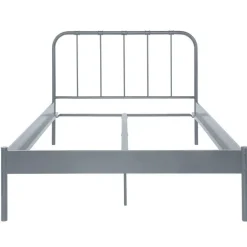 Wohnen Metall Bett in Grau - Uvienna
