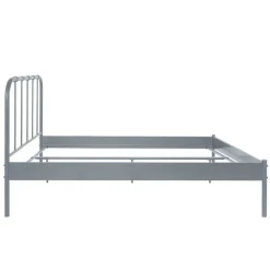 Wohnen Metall Bett in Grau - Uvienna