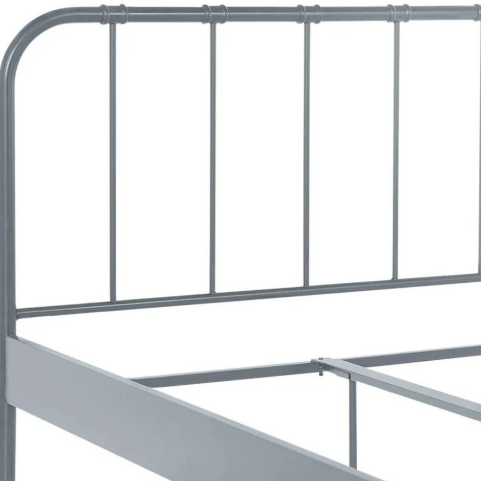 Wohnen Metall Bett in Grau - Uvienna