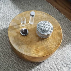 Metall Design Sofatisch in Gold - Lucios^Wohnen Hot