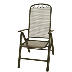 Wohnen Metall Garten Klappstuhl in Grau - Rocasa (2er Set)