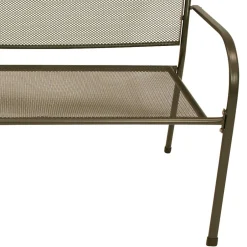 Metall Gartenbank in Dunkelgrau - Labelsio^Wohnen New