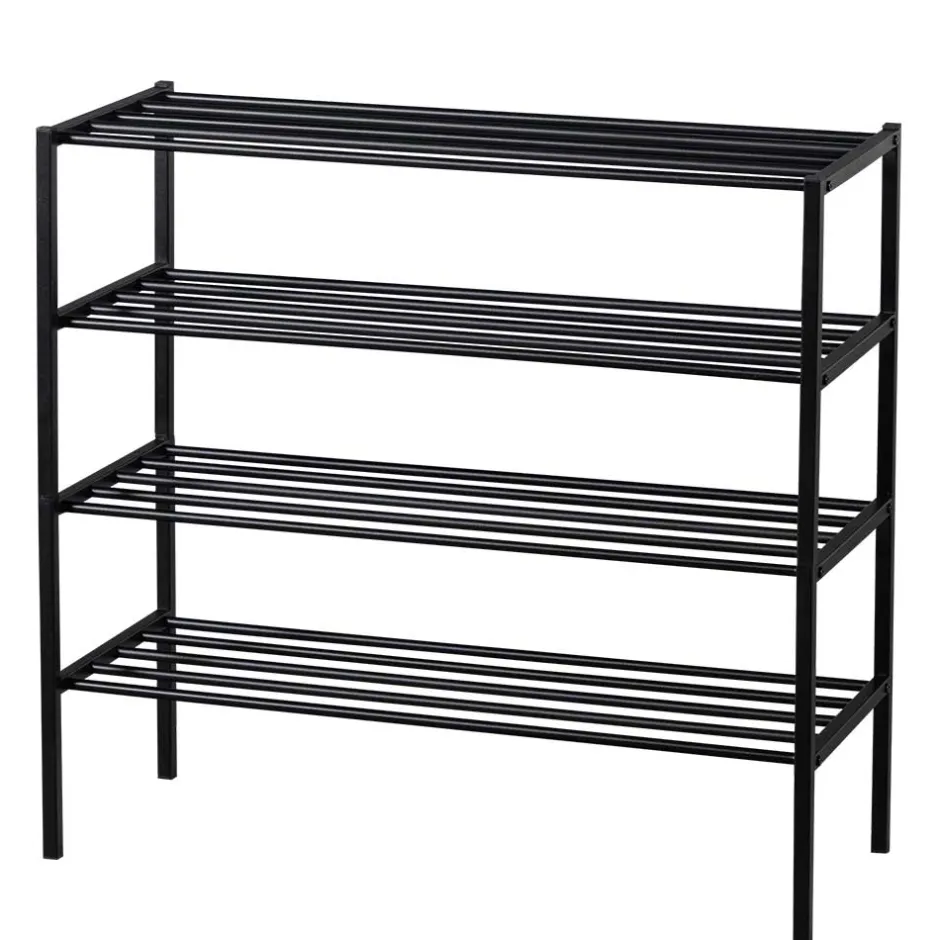 Wohnen Metall Schuhregal mit vier Gitterablagen - Greeceline
