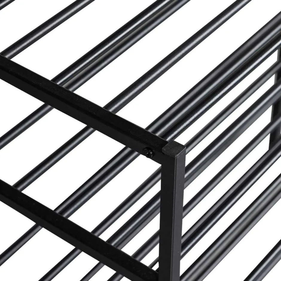 Wohnen Metall Schuhregal mit vier Gitterablagen - Greeceline