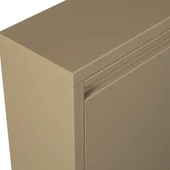 Metall Schuhschrank in Beige - Izzymo^Wohnen Discount