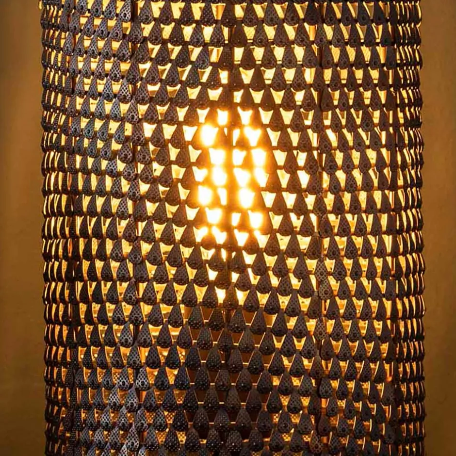 Wohnen Metall Tischleuchte in Schwarzbraun - Bageria