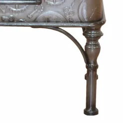 Metall Truhentisch im Koffer Design mit Print Magic Industry Style^Wohnen Best