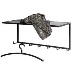 Wohnen Metall Wandgarderobe mit Hutboden - Breznia