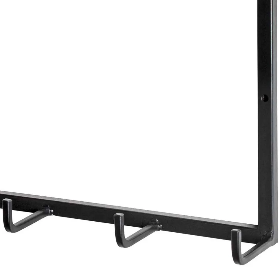 Wohnen Metall Wandgarderobe mit Hutboden - Breznia