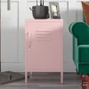 Wohnen Metall-Kommode mit Tür in Rosa - Asbell