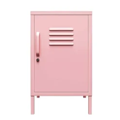 Wohnen Metall-Kommode mit Tür in Rosa - Asbell