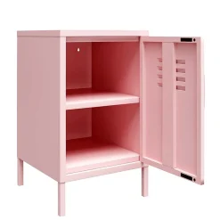 Wohnen Metall-Kommode mit Tür in Rosa - Asbell