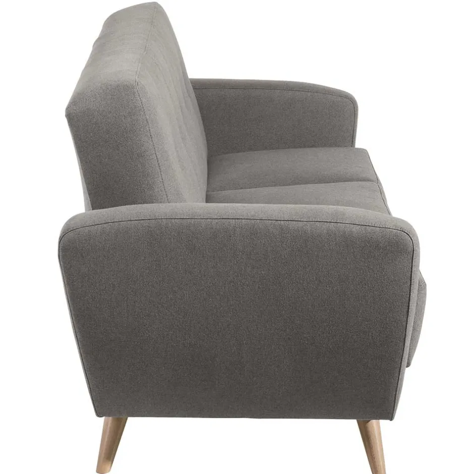 Microfaser Bettcouch mit drei Sitzplätzen - Durencas^Wohnen