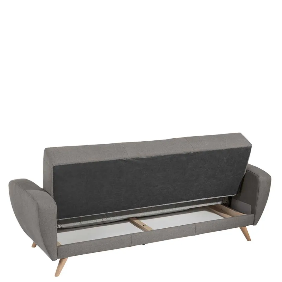 Microfaser Bettcouch mit drei Sitzplätzen - Durencas^Wohnen