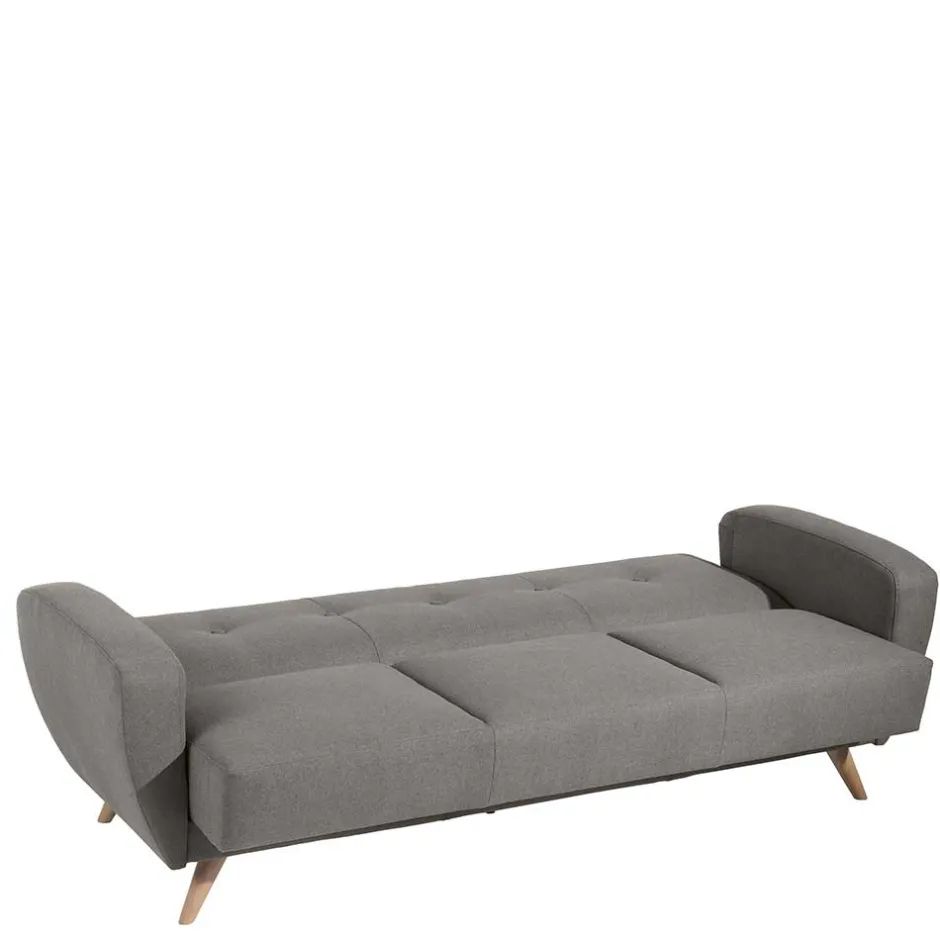 Microfaser Bettcouch mit drei Sitzplätzen - Durencas^Wohnen