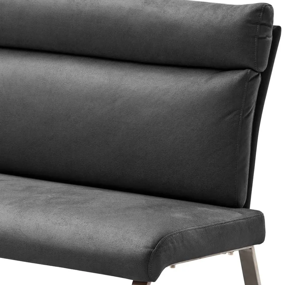 Wohnen Microfaser Esszimmer Bank für drei Personen - Invedito