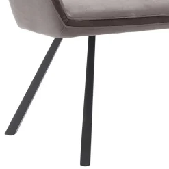 Microfaser Esszimmerbank in Hellbraun - Puladium^Wohnen Discount