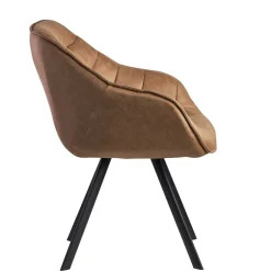 Microfaser Polsterstuhl in Beige - Pacifigo^Wohnen Hot