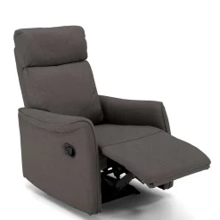Wohnen Microfaser TV Relaxsessel in Dunkelgrau - Vergoma