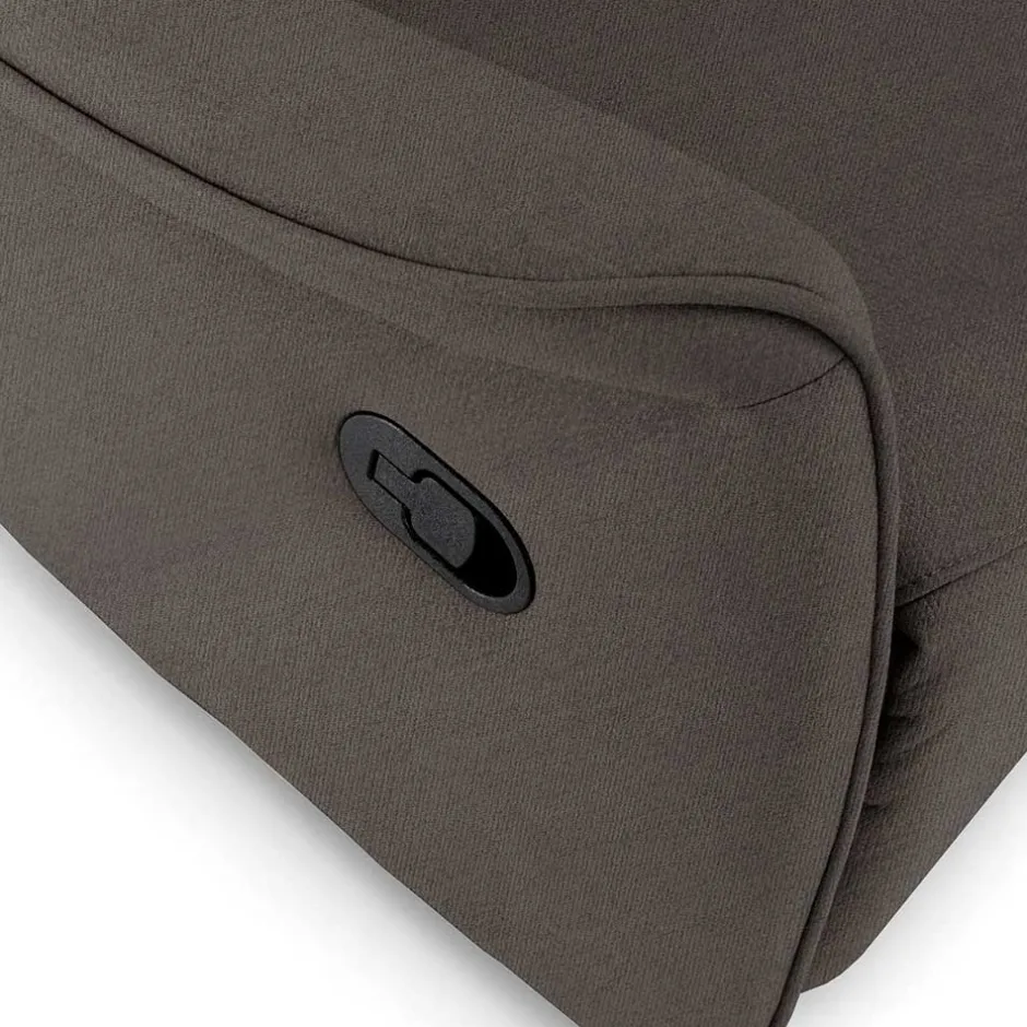 Wohnen Microfaser TV Relaxsessel in Dunkelgrau - Vergoma