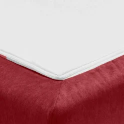 Microvelours Bettcouch in Dunkelrot - Java^Wohnen Online