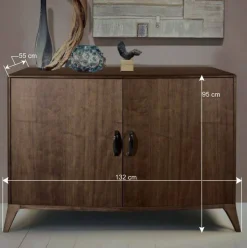 Wohnen Mid Century Kommode aus Nussbaum - Zyamonicus